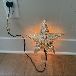 *SOLD* Wondershop Lighted Star Christmas Tree Topper. EUC.